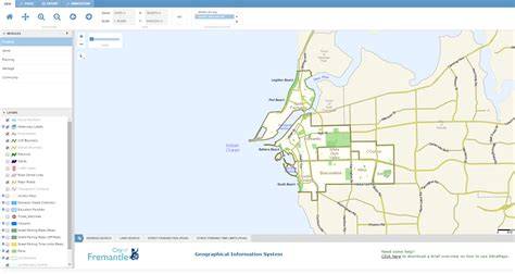 city of fremantle intramaps